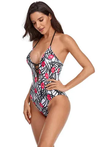 One-piece High cut Women Swimsuit