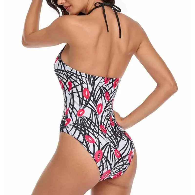 One-piece High cut Women Swimsuit
