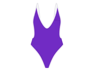 Orchid Purple Retro One-Piece
