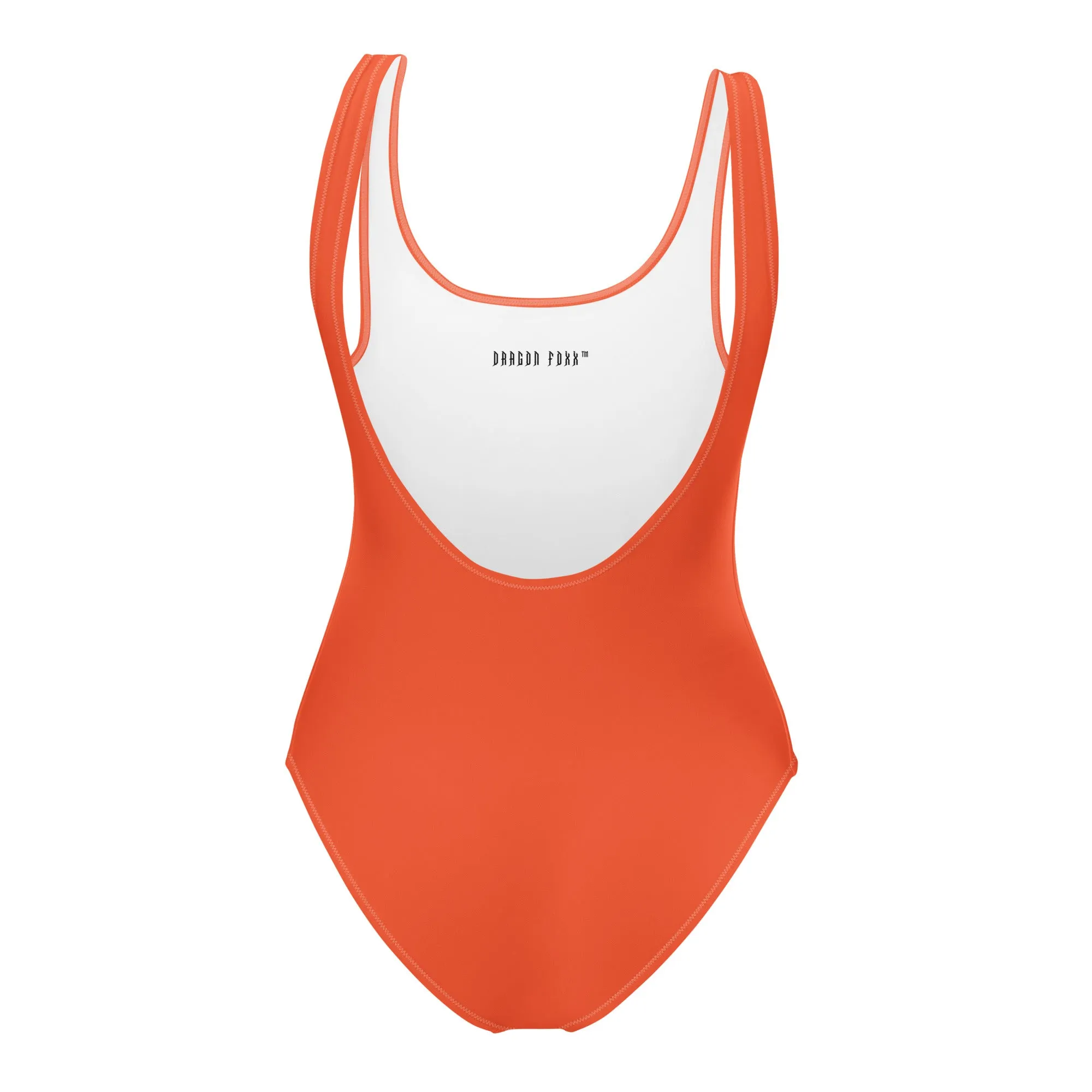 Outrageous Orange One-Piece Swimsuit