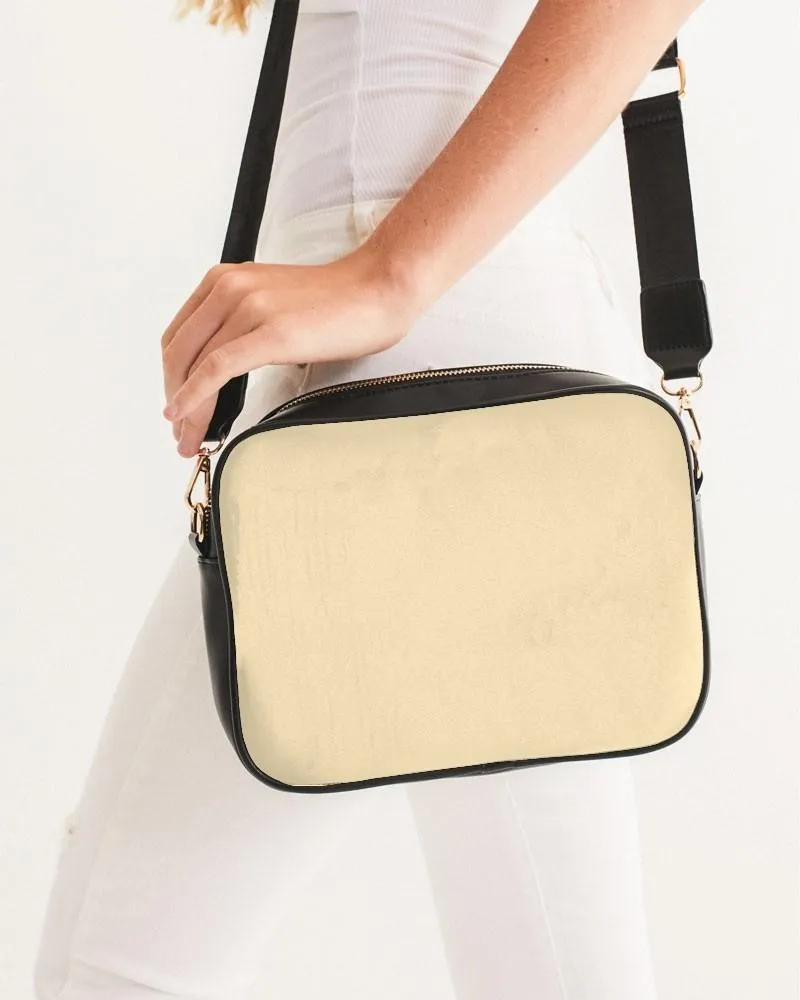 Pale Pastel Orange Yellow Crossbody Bag | Bright Pale Pastel Orange Yellow | C0M8Y30K0