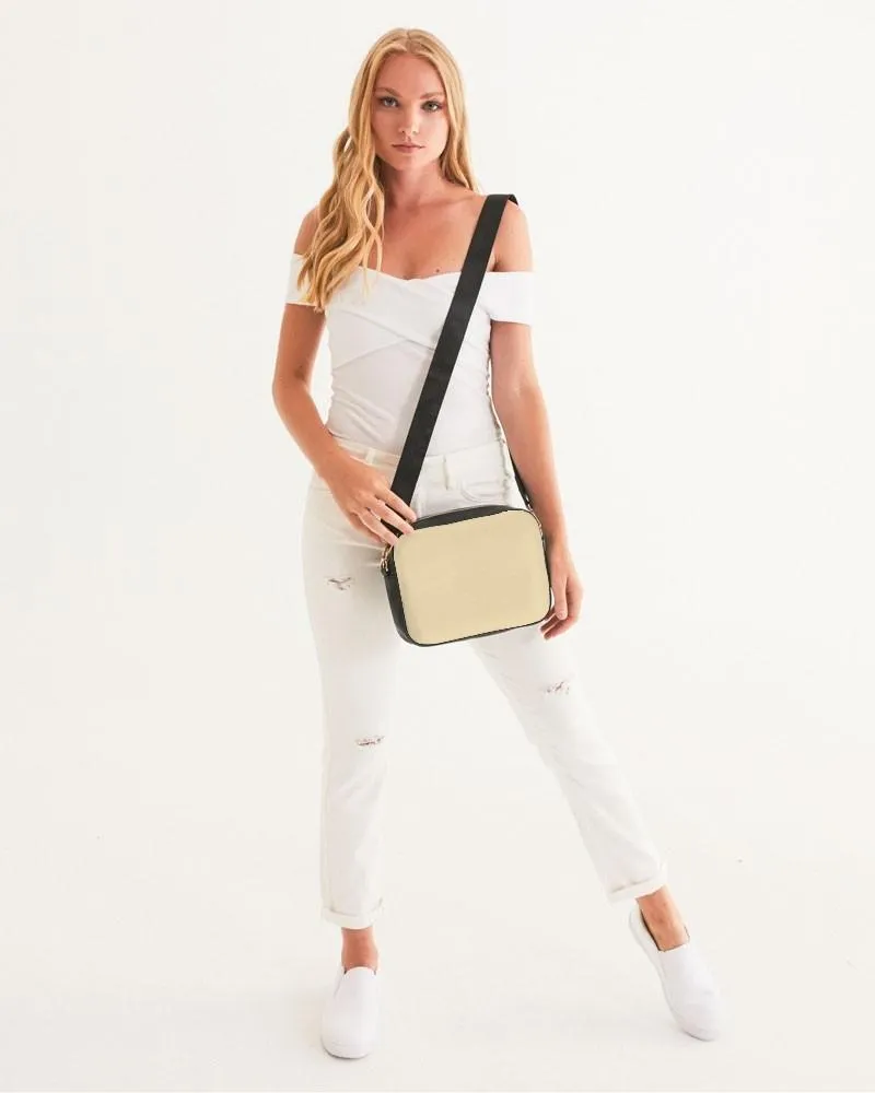 Pale Pastel Orange Yellow Crossbody Bag | Bright Pale Pastel Orange Yellow | C0M8Y30K0