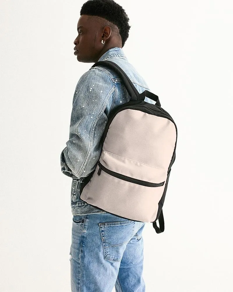 Pale Red Canvas Backpack | Bright Pale Red | C0M10Y10K0