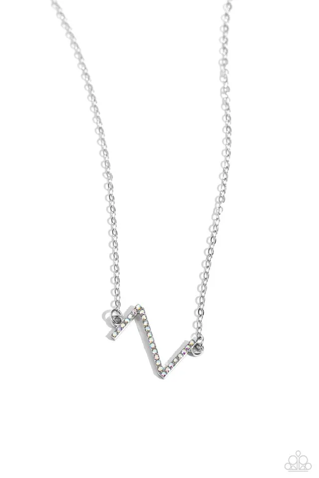 Paparazzi Necklace ~ INITIALLY Yours - Z - Multi