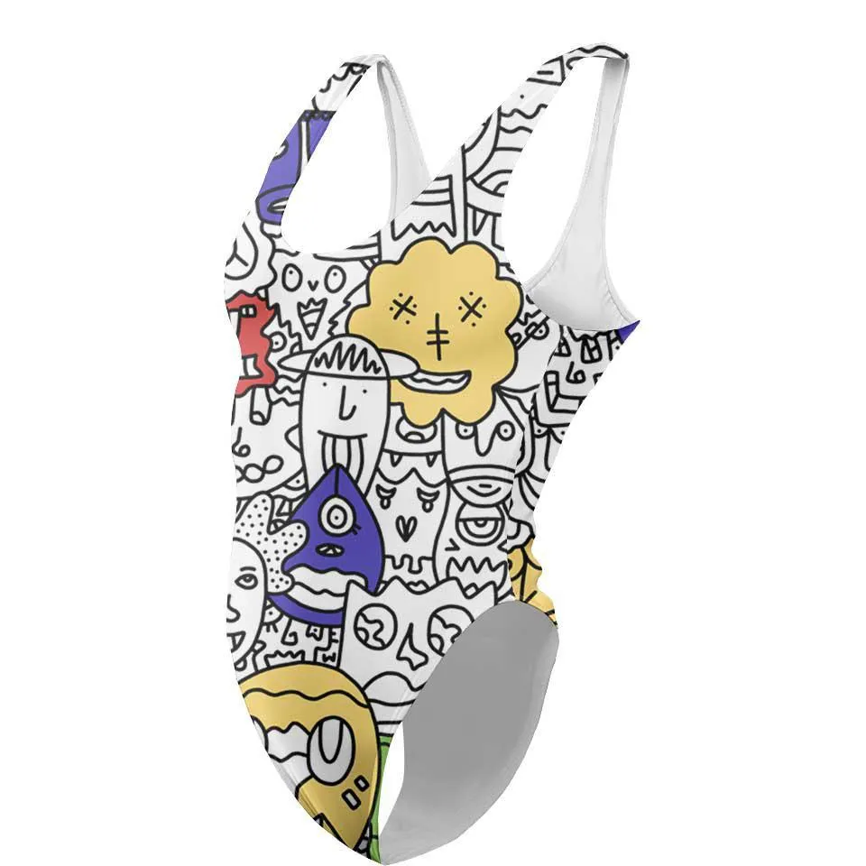 Pretty Done's Doodle Swimsuit