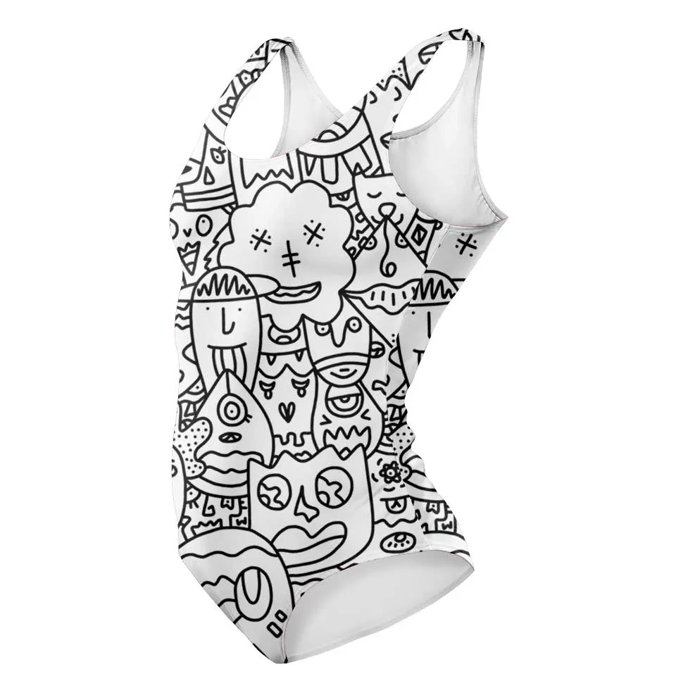 Pretty Done's Doodle Swimsuit