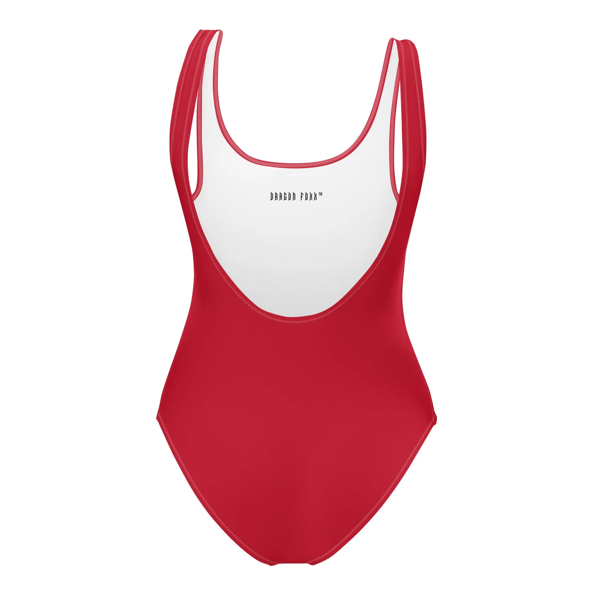 Red One-Piece Swimsuit