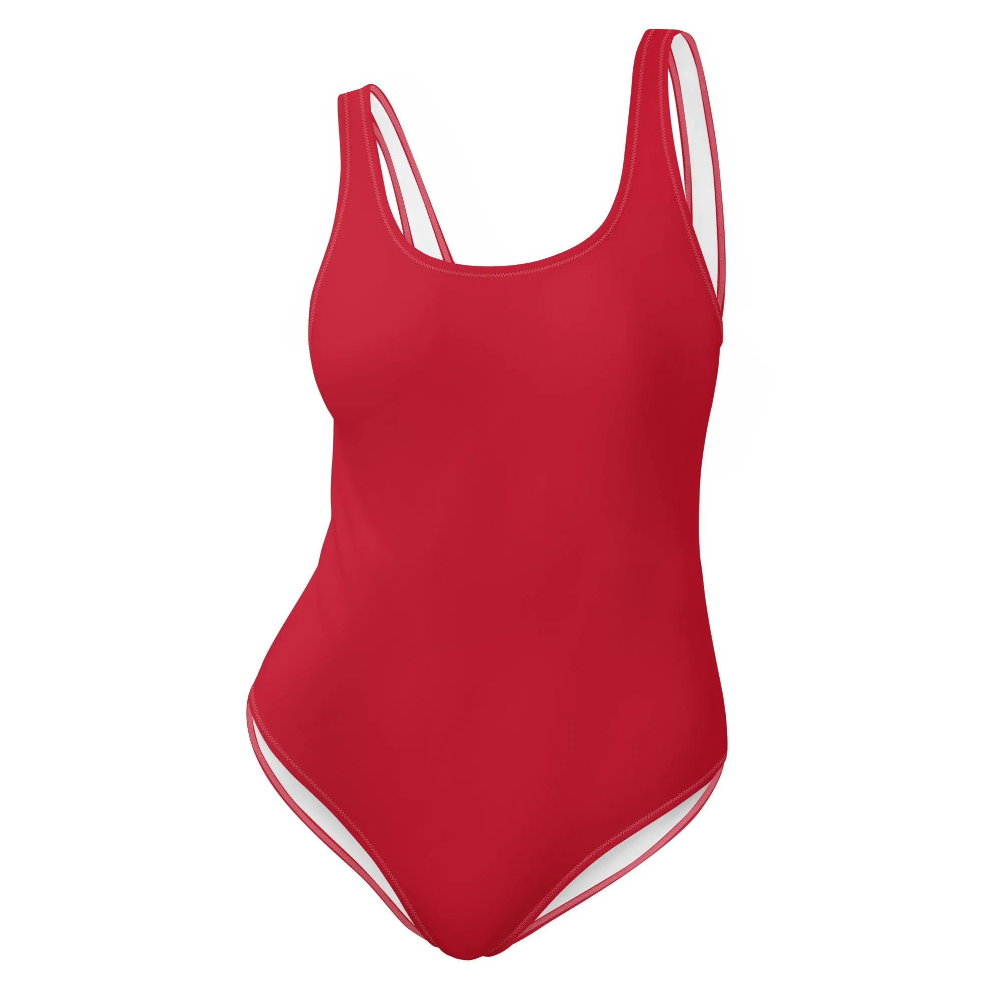 Red One-Piece Swimsuit