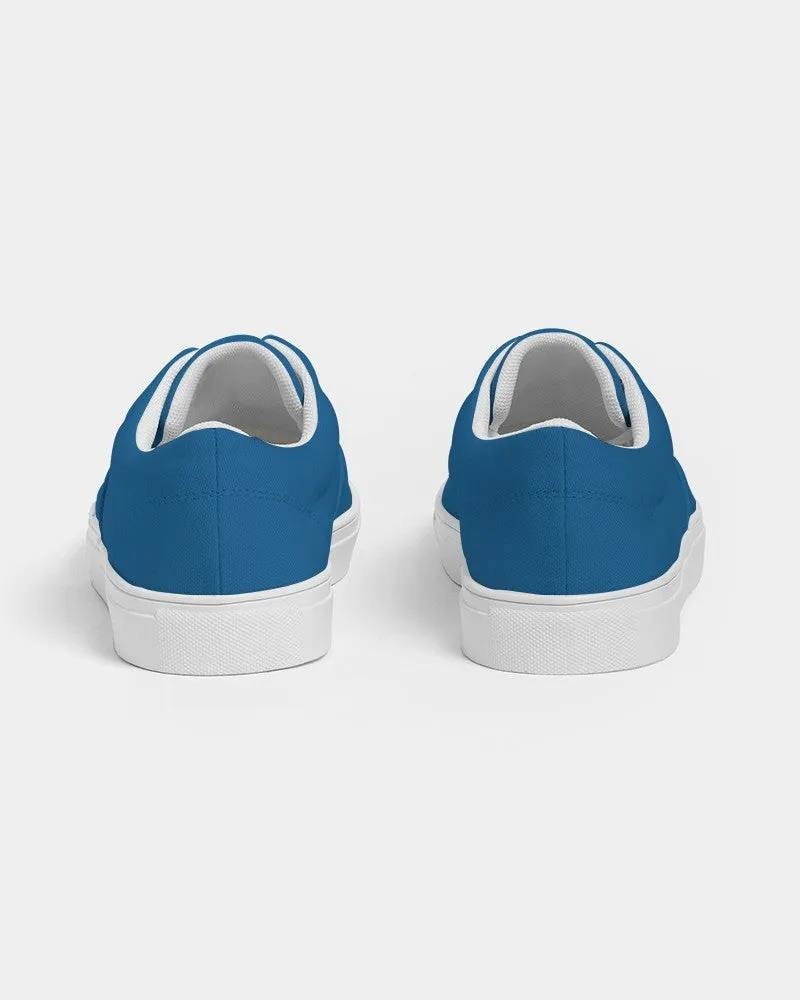 Shaded Blue Canvas Sneakers | Men's | C100M50Y0K30
