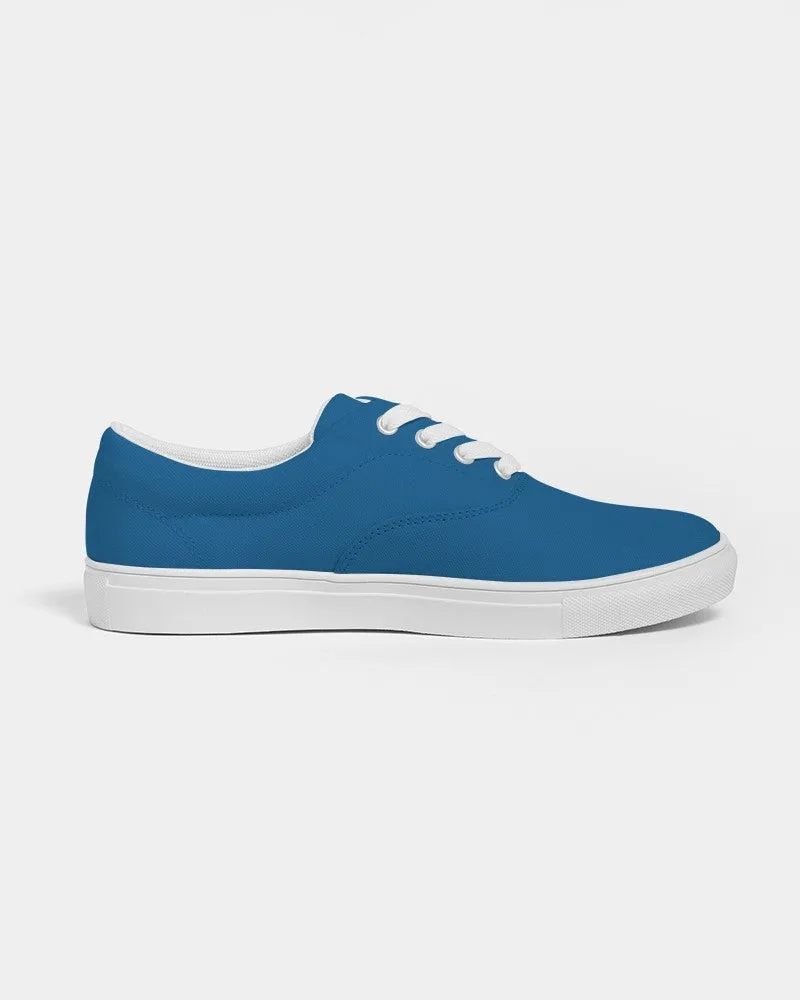 Shaded Blue Canvas Sneakers | Men's | C100M50Y0K30