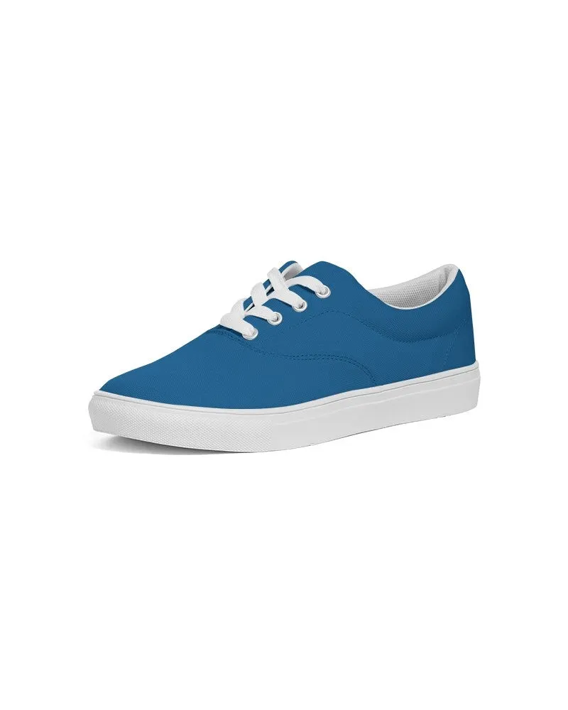 Shaded Blue Canvas Sneakers | Men's | C100M50Y0K30