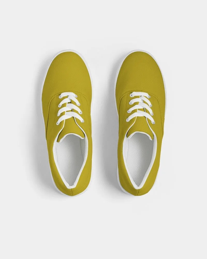 Shaded Yellow Canvas Sneakers | Men's | C0M12Y100K30
