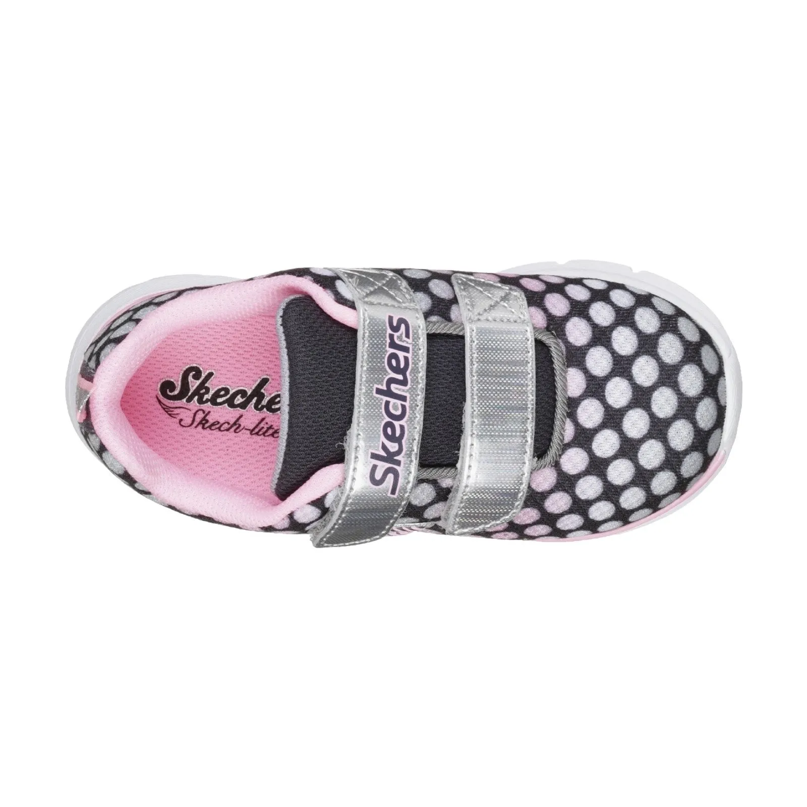 Skech-Lite Lil' Dots Touch Fastening Trainer