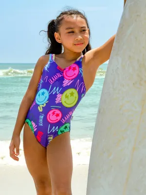 Smiley swimsuit One piece