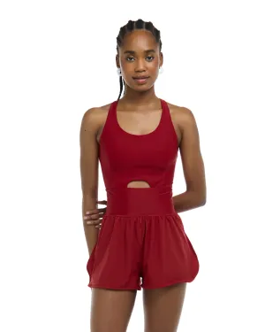 Smoothies Mabel One-Piece Runsie - Cranberry