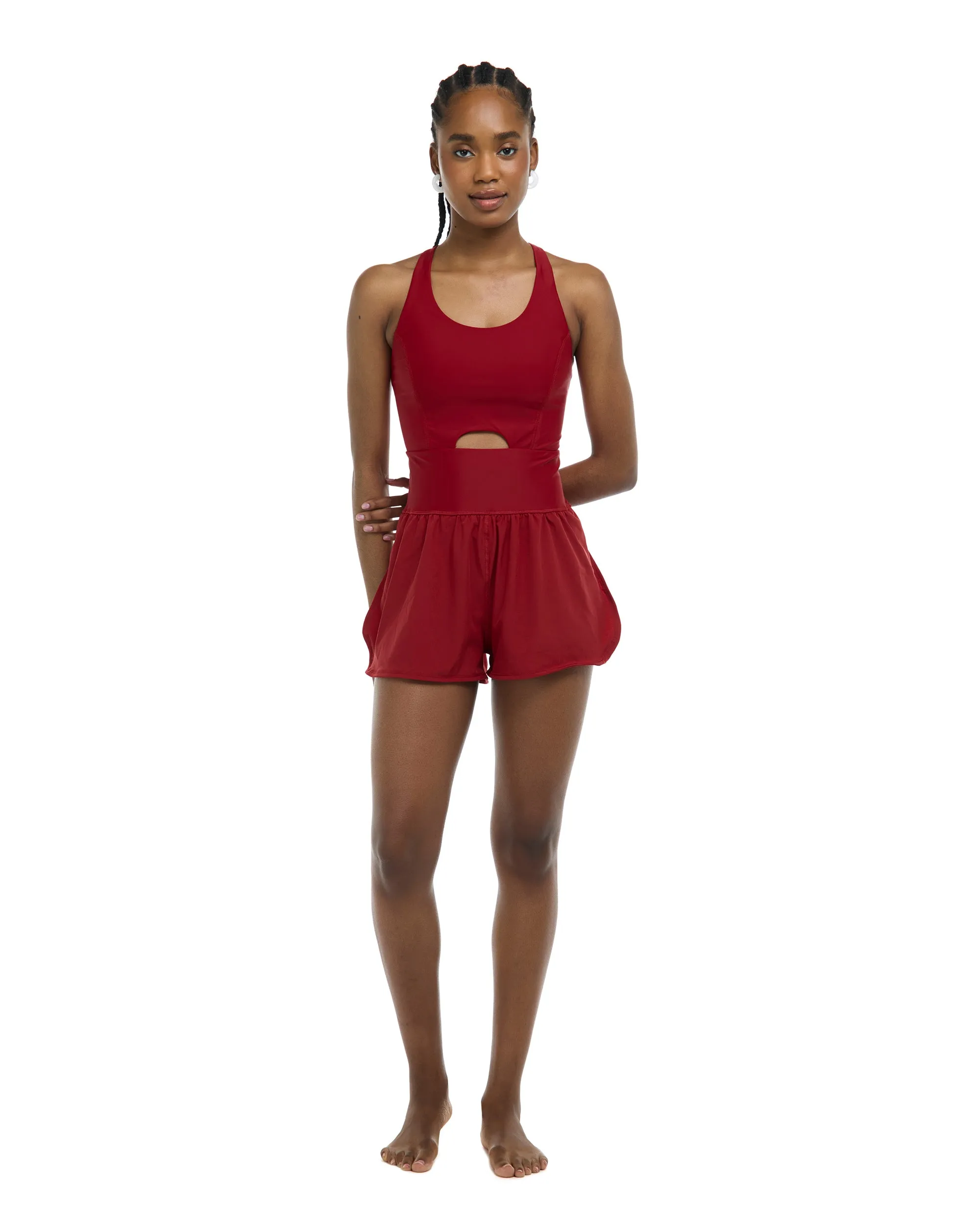 Smoothies Mabel One-Piece Runsie - Cranberry