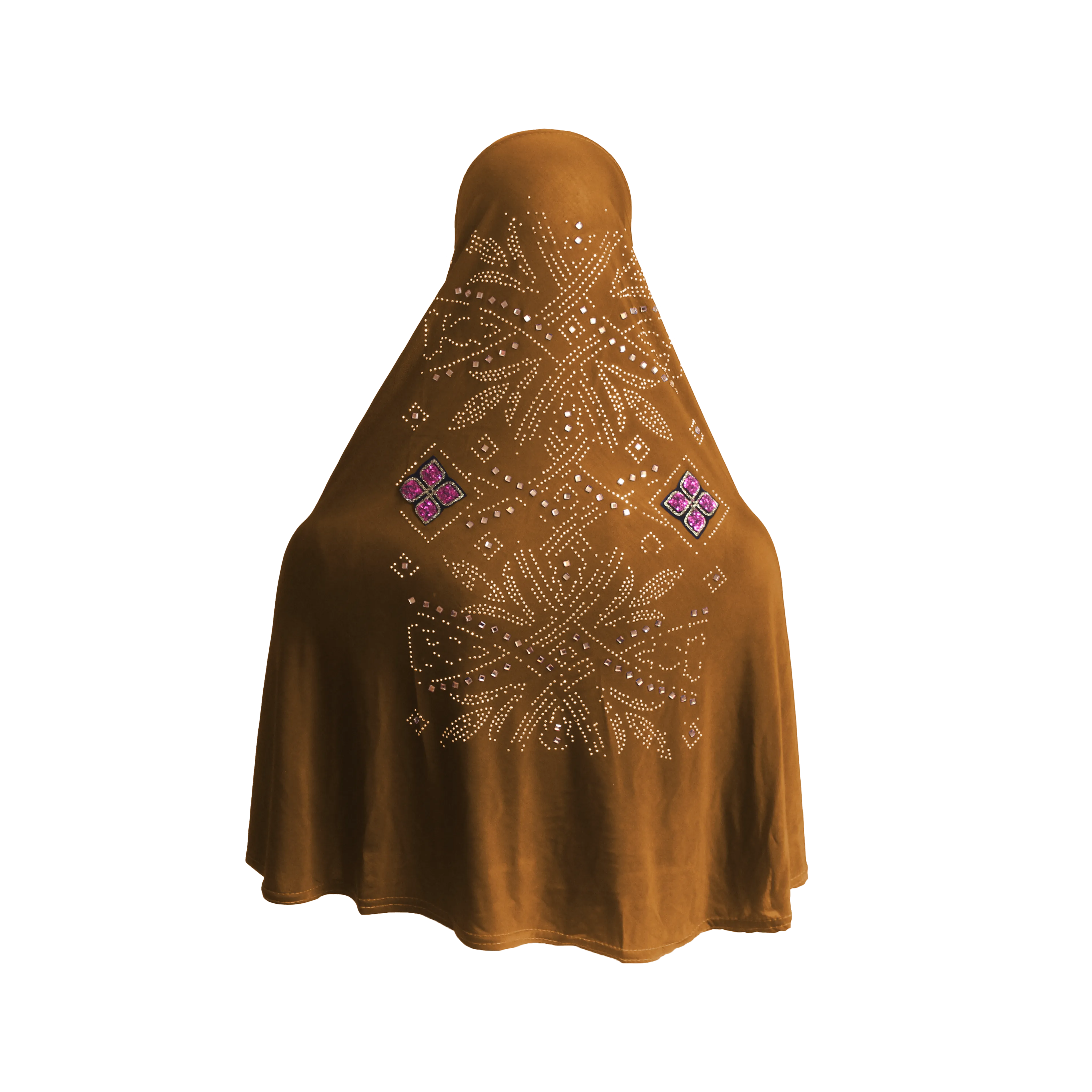 STONED (BEADED) bown PRAYER HIJABS