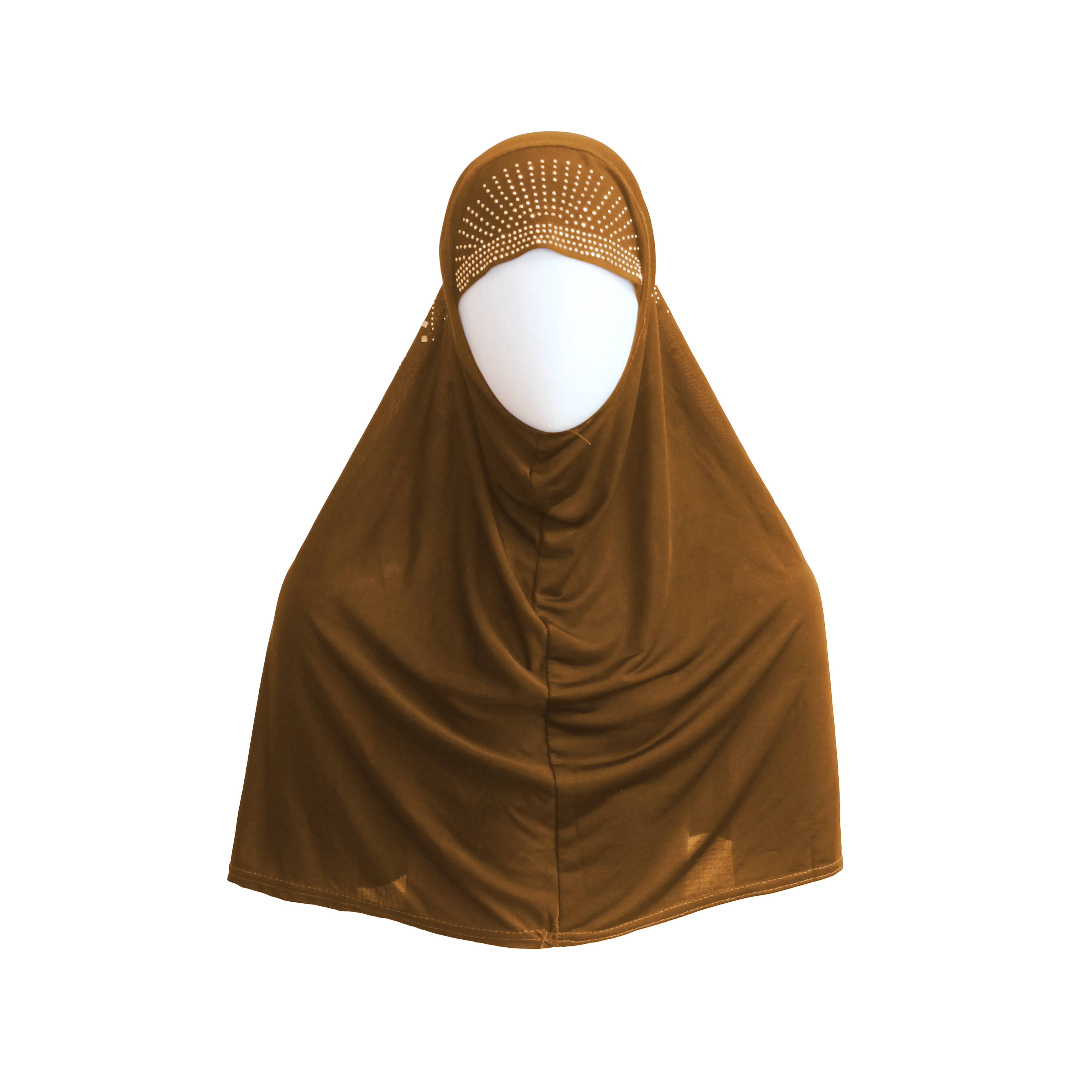 STONED (BEADED) bown PRAYER HIJABS