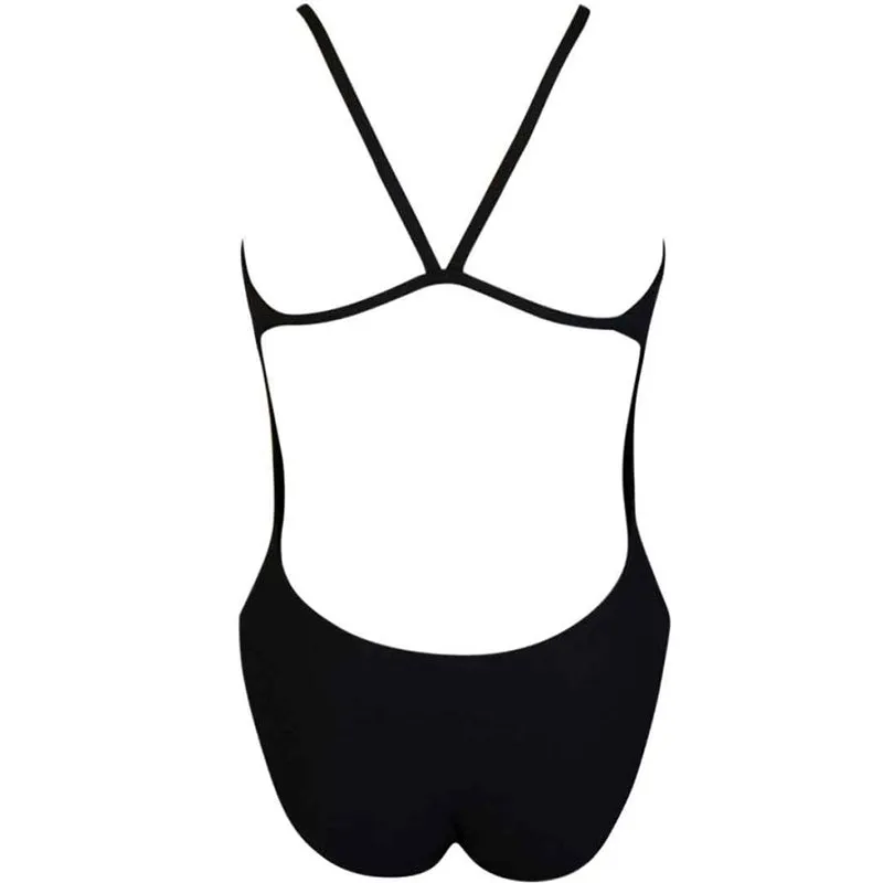 TYR - Big Logo Cutoutfit Ladies Swimsuit - Black/White