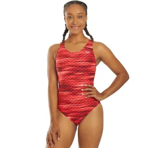 TYR - Castaway Maxfit Ladies Swimsuit - Red