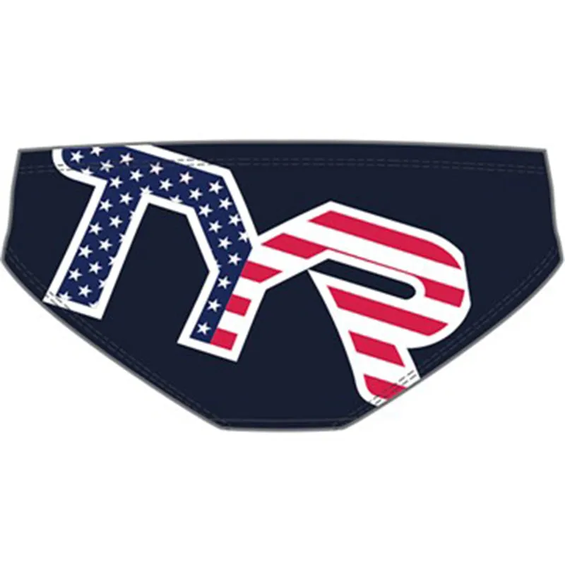 TYR - Men’s Americana Training Racer Swimsuit - Red/White/Blue