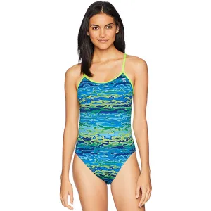 TYR - Serenity Trinityfit Ladies Swimsuit - Blue/Green