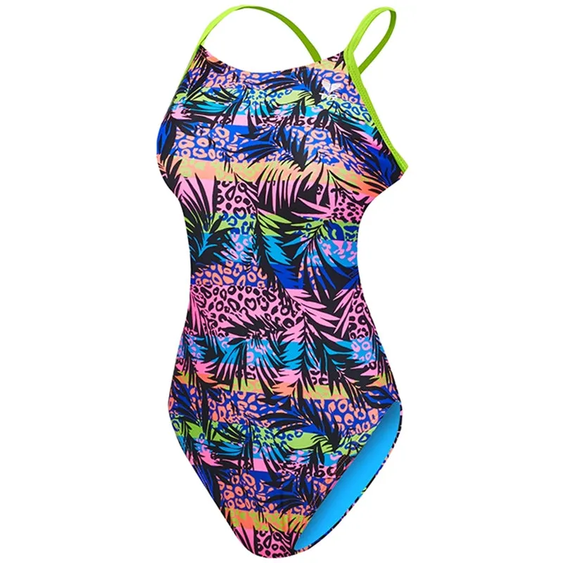 TYR - Sumatra Cutoutfit Ladies Swimsuit - Black/Multi